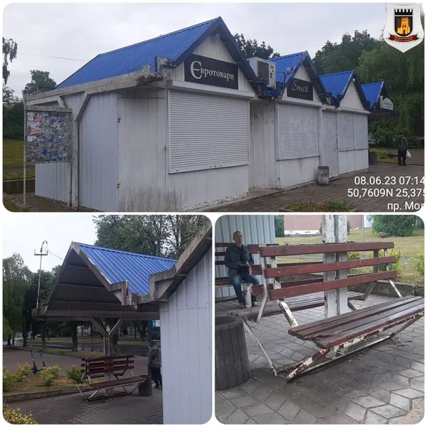 Луцькі муніципали сварилися через «неестетичні» зупинки (фото)