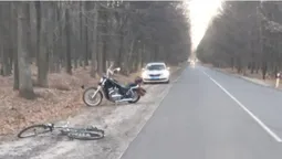 У Луцькому районі мотоцикл збив 72-річного велосипедиста (фото, відео)