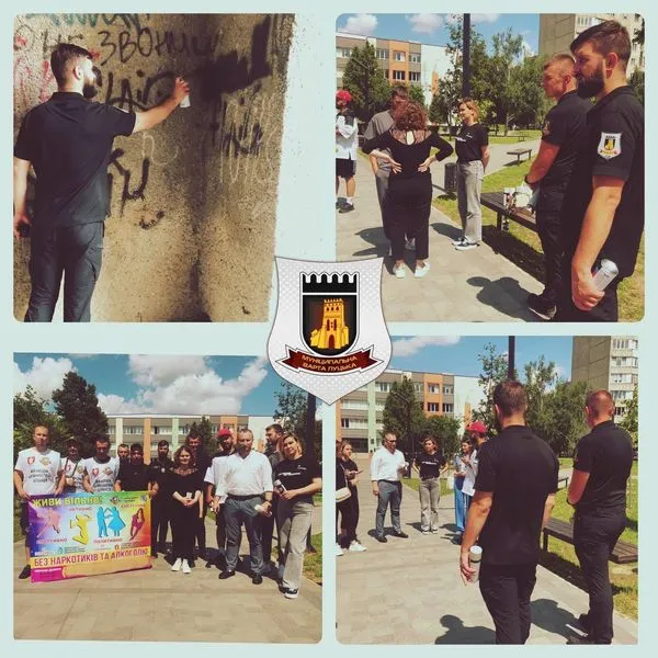 На парканах і фасадах: у Луцьку замалювали адреси сайтів, на яких продають наркотики (фото)