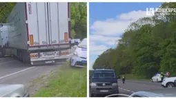 Біля Володимира поліція перекрила трасу: що там коїться (відео)