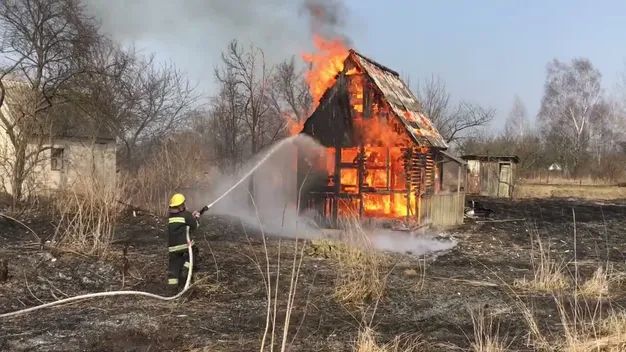 Весна прийшла – горить трава: на Волині за тиждень – 15 пожеж (відео)