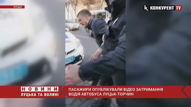 Водія луцької маршрутки, якого переслідувала поліція, госпіталізували