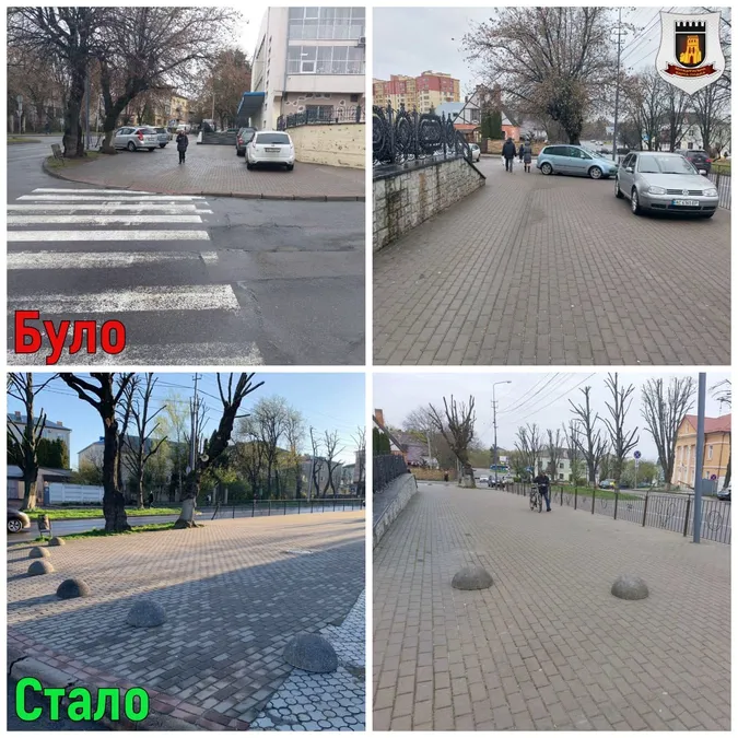 У Луцьку на двох локаціях з'явилися обмежувачі руху (фото)