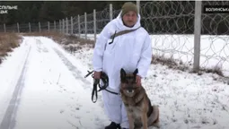 «Він – моя третя рука, очі, вуха», – кінолог Волинського прикордонного загону про напарника Мухтара (фото, відео)