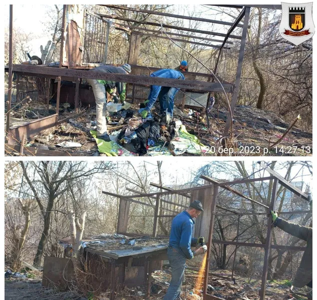 У Луцьку муніципали демонтували незаконні конструкції (фото)