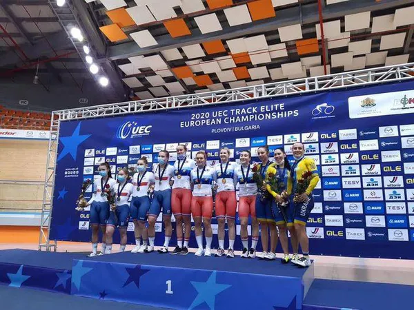 Волинянка виборола «бронзу» у командному спринті на чемпіонаті Європи з велоспорту (фото)