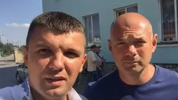Ігор Палиця та нардеп Ігор Гузь перепливують волинське озеро (відео)