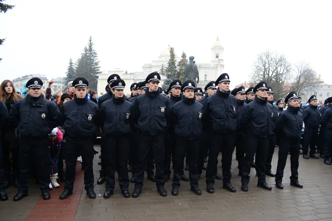 Патрульні поліцейські Луцька присягнули на вірність