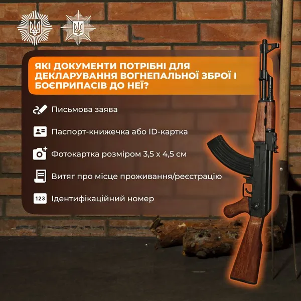 Де на Волині задекларувати знайдену зброю та боєприпаси: адреси
