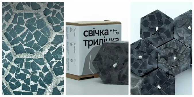 У Луцьку створили унікальну свічку-трилінку (фото)