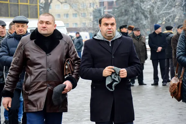 Керівник департаменту ЖКГ міської ради  Юрій Крась (праворуч) та його заступник Микола Осіюк