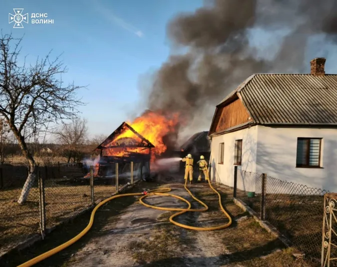 За добу на Волині сталися 27 пожеж (фото)