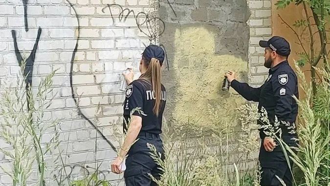 У Луцьку замальовували графіті з рекламою наркотиків (фото)