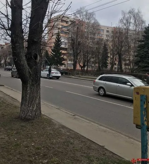 Дарія Зажицького «засікли» в аварії на «крайслері»: лучанин заперечує (фото)