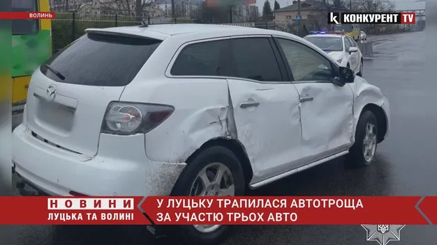 У Луцьку на Карпенка-Карого сталася аварія (відео) (оновлено)