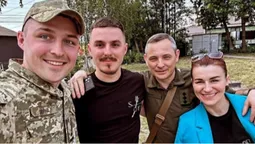 Льотчик Karaya з Луцької бригади «засвітився» з двома речниками ПС ЗСУ (фото)