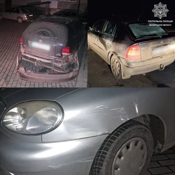 Протаранив три автівки і втік: у Луцьку на Соборності – знову аварія (фото)