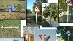 На волинській трасі вкрали знаки і потрощили огородження (фото)
