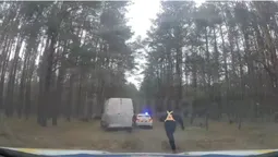 У Ковелі п'яний водій втікав від патрульних (відео)