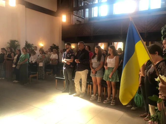 В Німеччині прощаються із ведучою Русланою Писанкою (фото, відео)