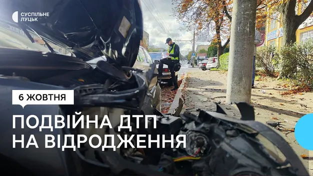 Водійка – у реанімації: що відомо про травмованих внаслідок ДТП на Відродження у Луцьку (відео)