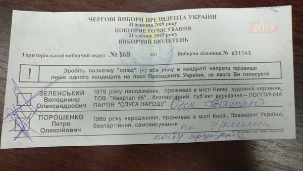 Малюнки, написи, фекалії: як виборці псували бюлетені (фото)