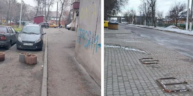 З луцьких дворів приберуть незаконні обмежувачі руху (адреси)