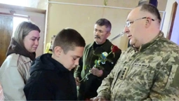 Родині полеглого волинянина Олександра Шевчука вручили його посмертну нагороду «Героя України»