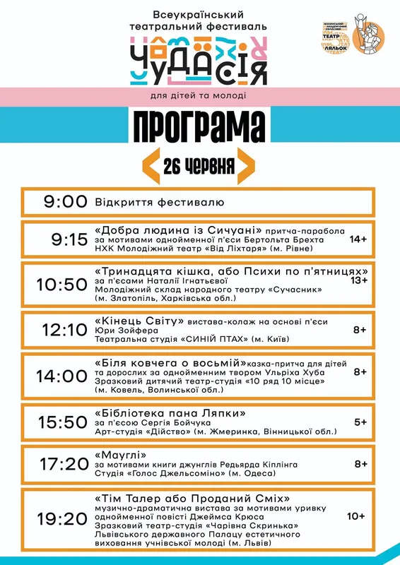 До Луцька з'їдуться молоді театрали зі всієї країни