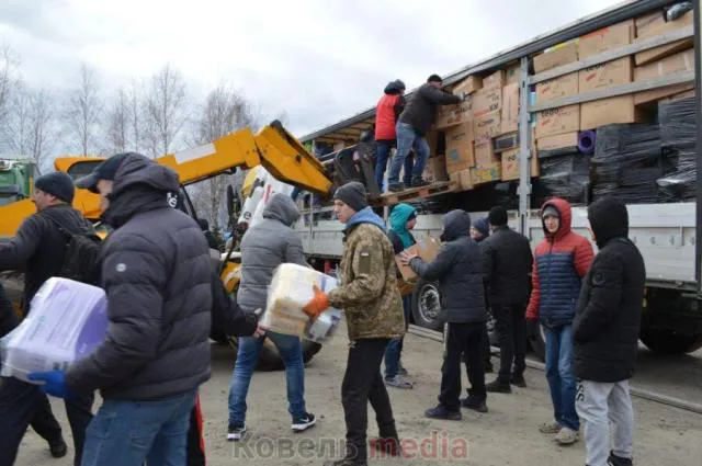 У Ковель прибуло 10 тонн гуманітарного вантажу з Німеччини (фото)