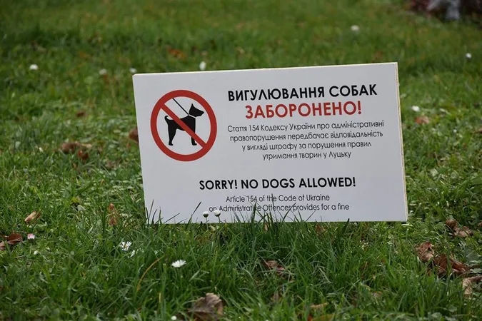 Лучан інформуватимуть про місця, де не можна вигулювати собак