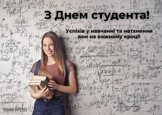 День студента 2025: привітання у листівках
