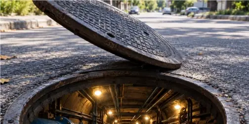 У місті на Волині серед асфальту з'явились вікна у підземний світ (фото)