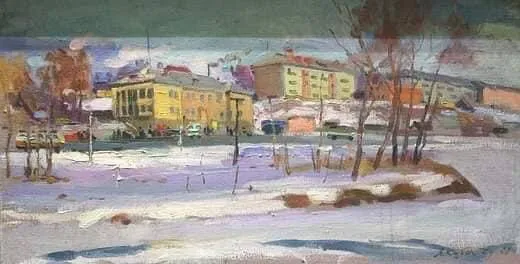 Зимовий Луцьк на полотнах Карела Якубека (фото)