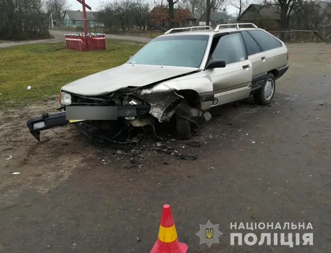Аварія на Волині: травмована дитина і побиті поліцейські (фото)