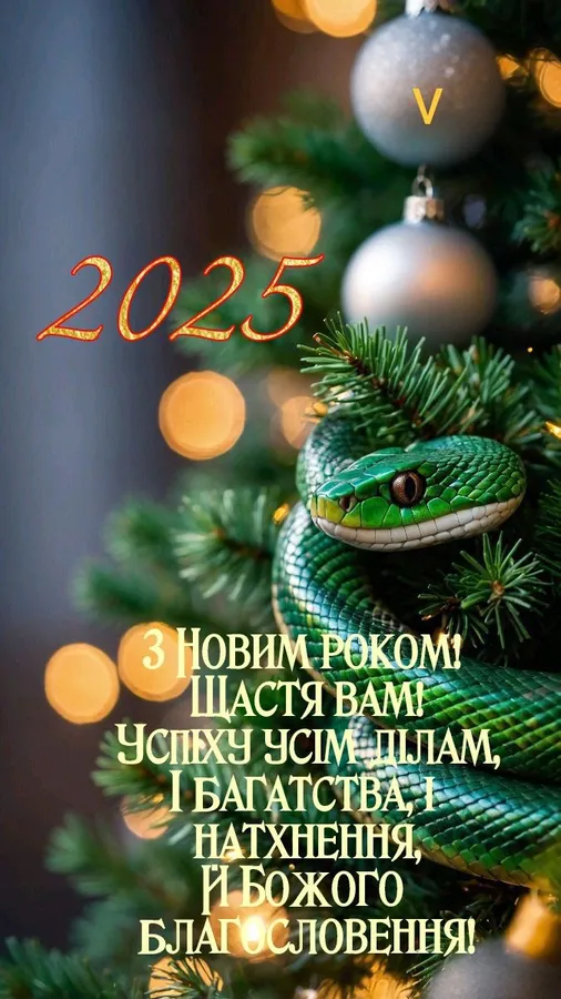 З Новим роком - 2025: оригінальні листівки та привітання