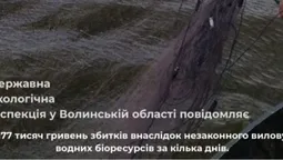 Понад 177 тисяч збитків: на Волині під час рейдів вилучили майже 400 метрів сіток