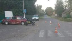На Волині мотоцикл зіткнувся з легковиком – є травмовані (фото)