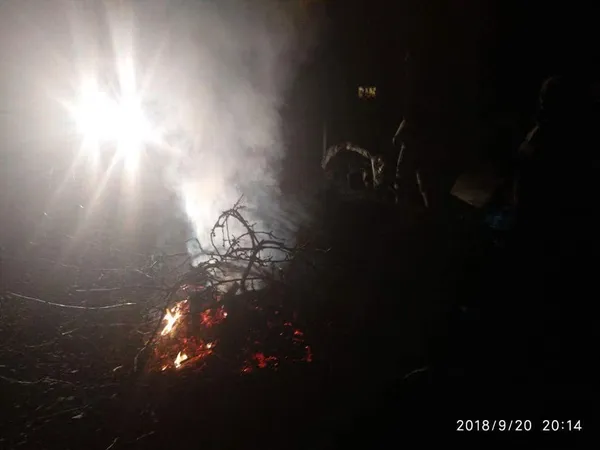 За багаття в Луцьку з муніципалами «воювала» ледь не вся вулиця (фото)
