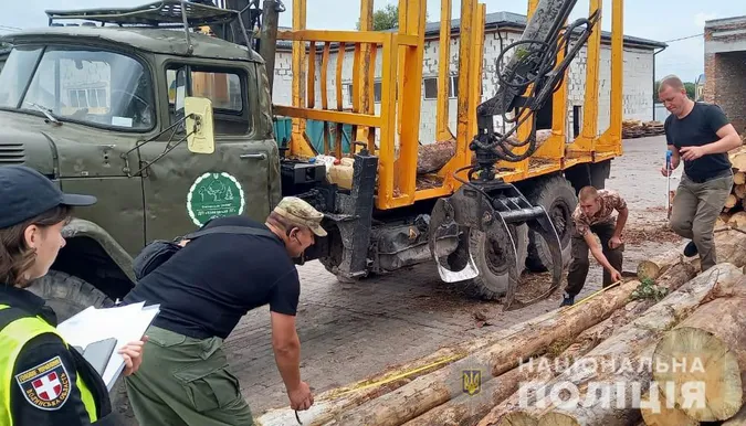 На пилорамі в Колках знайшли 15 «кубів» незаконної деревини (фото, відео)