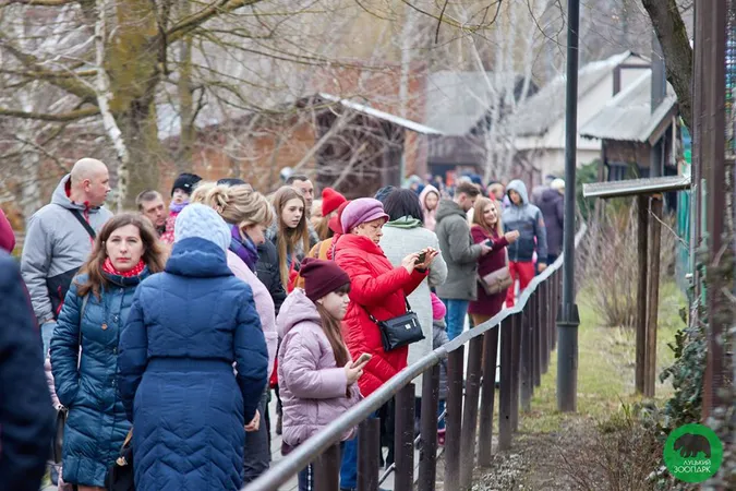 За 8 березня луцький звіринець відвідали понад 4 тисячі жінок (ФОТО)