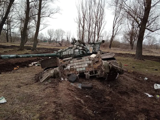 На Чернігівщині українські військові знищили танковий підрозділ (фото)