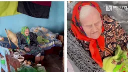 Бабуся Ганна з Волині, яка боялась спати, відсвяткувала Різдво з волонтерами (відео)