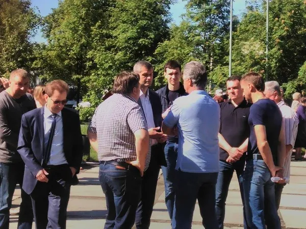 У Луцьку – акція протесту під цукровим заводом (фото) 