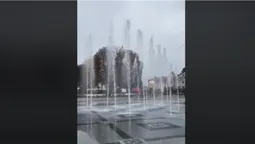 У центрі Луцька запустили в тестовому режимі фонтан (ВІДЕО)