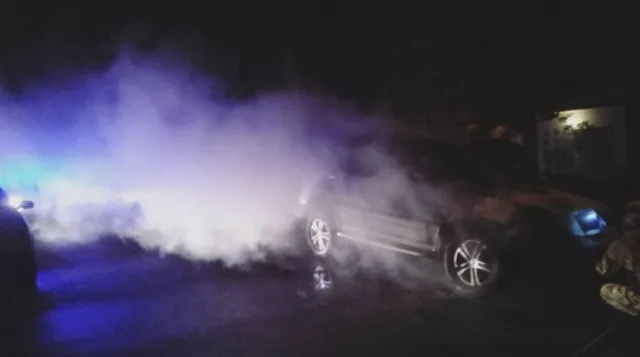 Займання авто у Луцьку кваліфікують як підпал