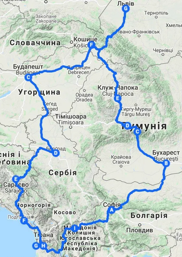4000 кілометрів на мотоциклі: фотограф з Луцька здійснив подорож навколо Балкан (фото, відео)