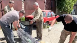 На Волині порізали-порубали 5,4 км браконьєрських сіток (фото)