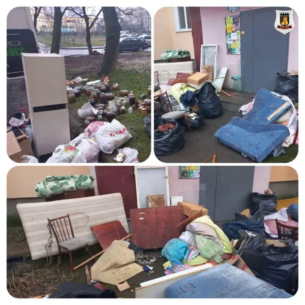 У Луцьку нові власники квартири повикидали речі «попередників» на вулицю (фото, відео)