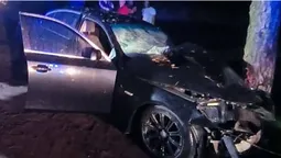 На Волині водія затиснуло в автівці після зіткнення з деревом (фото)
